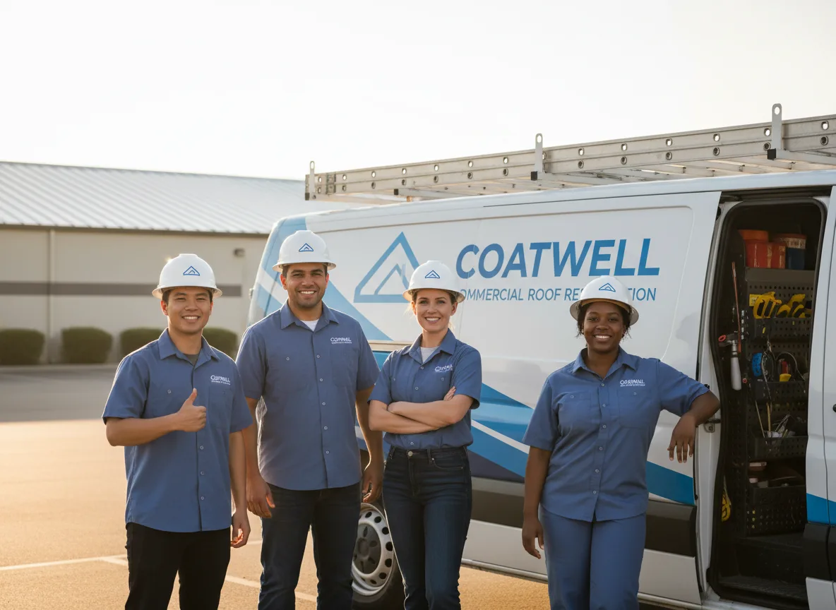 Commercial roof coating company in Oswego, IL